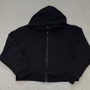 Athleta Charcoal Zip-Up Hoodie